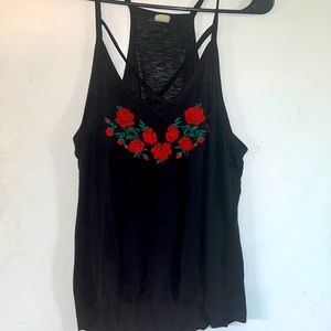 Rose tank top